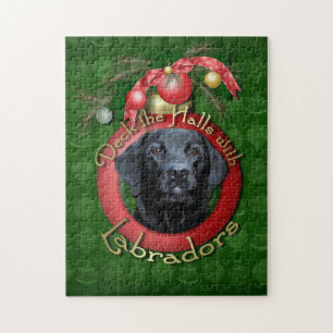 Weihnachten - Plattform die Hallen - Labradors - Puzzle