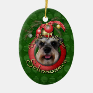 Weihnachten - Plattform die Hallen - Schnauzers Keramikornament