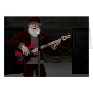 Weihnachten Plays Electric Guitar