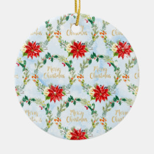 Weihnachten Poinsetta Dekoration Xmas Geschenkmust