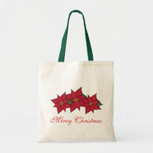 Weihnachten Poinsettias Holiday Tote Bag Tragetasche