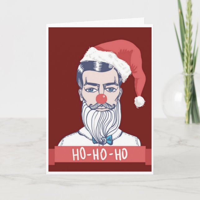 Weihnachten - Polizei der sozialen Medien Santa (Vorderseite)