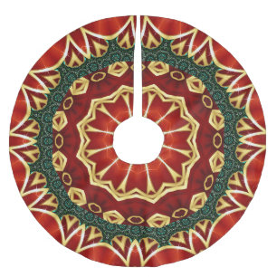 Weihnachten Polyester Weihnachtsbaumdecke