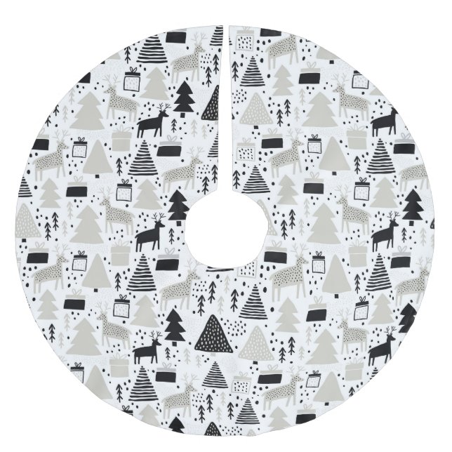 Weihnachten Polyester Weihnachtsbaumdecke (Vorderseite)