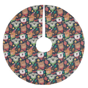 Weihnachten Polyester Weihnachtsbaumdecke