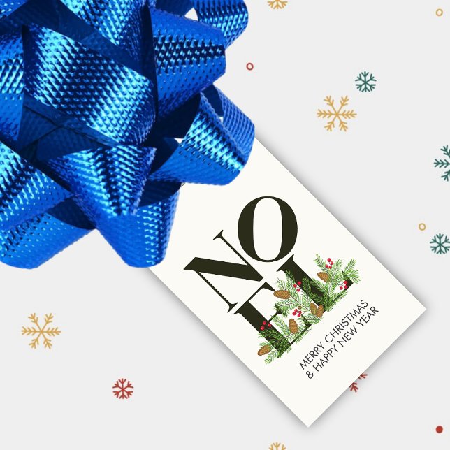 WEIHNACHTEN Pop Letter Art Inspiriert Weihnachten Geschenkanhänger (Von Creator hochgeladen)