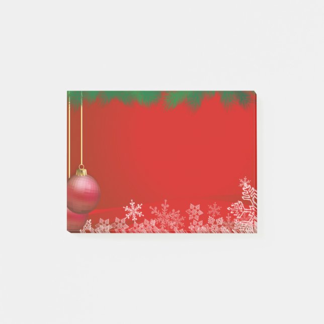 Weihnachten Post-it Klebezettel (Vorderseite)