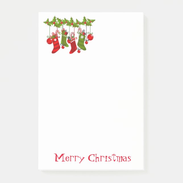 Weihnachten Post-it Klebezettel (Vorderseite)