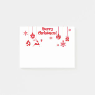 Weihnachten Post-it Klebezettel