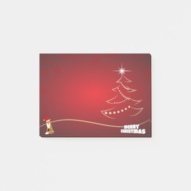 Weihnachten Post-it Klebezettel (Vorderseite)