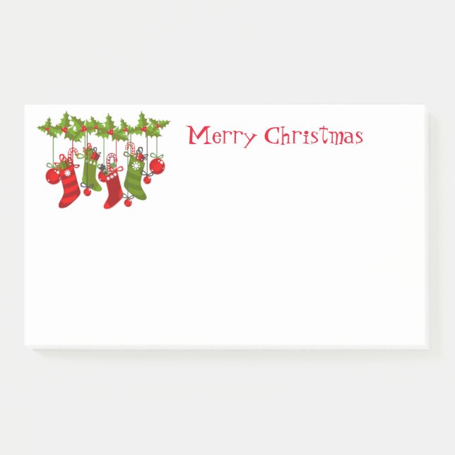 Weihnachten Post-it Klebezettel (Vorderseite)