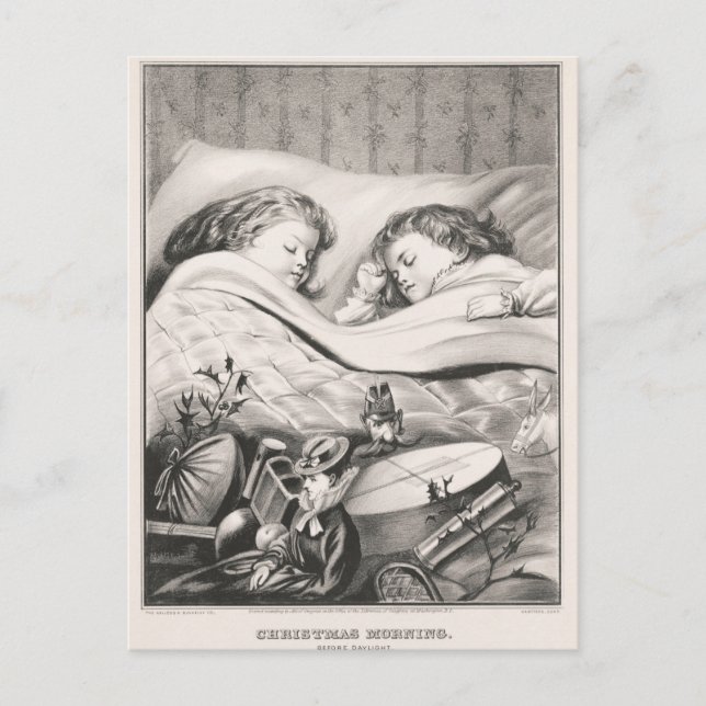 Weihnachten Postkarte (Vorderseite)