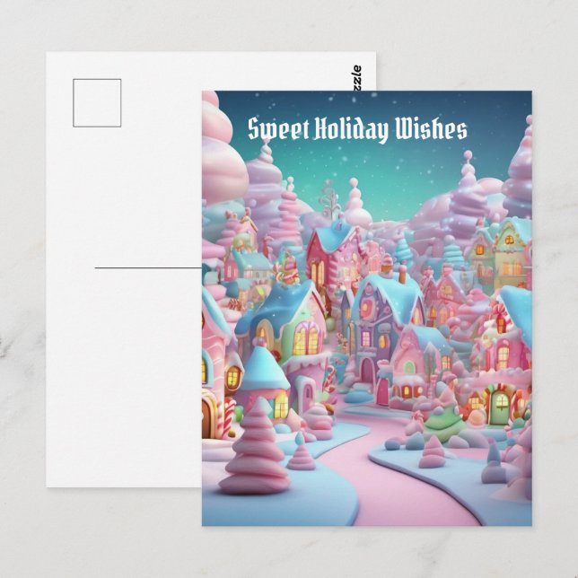 Weihnachten Postkarte (Vorne/Hinten)