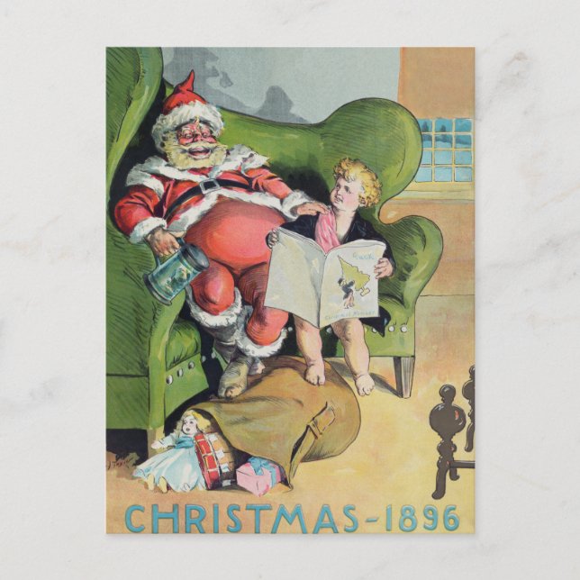Weihnachten Postkarte (Vorderseite)