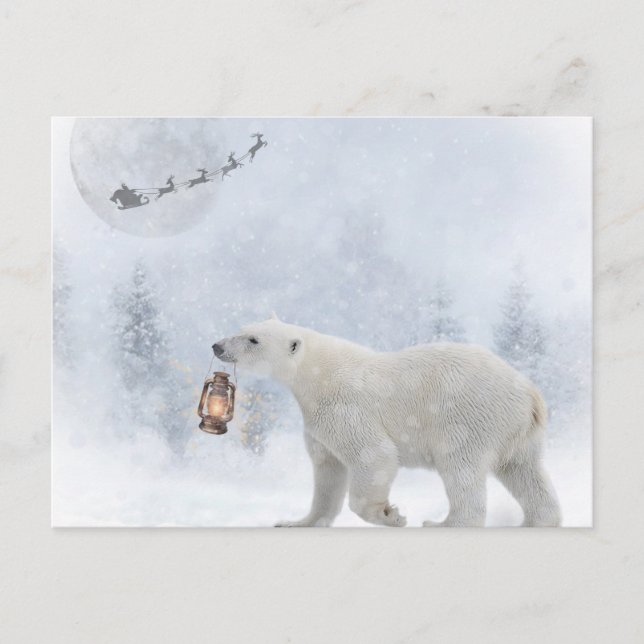 Weihnachten Postkarte (Vorderseite)