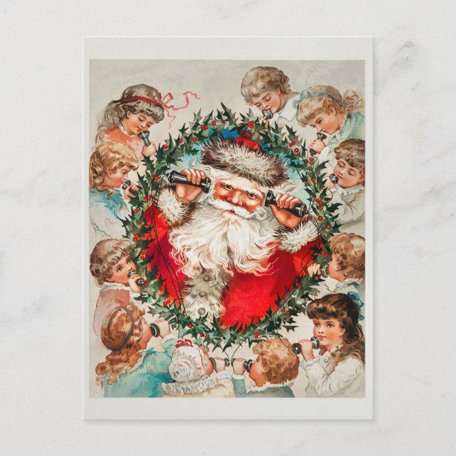 Weihnachten Postkarte (Vorderseite)