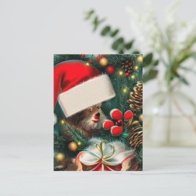 Weihnachten Postkarte (Stehend Vorderseite)