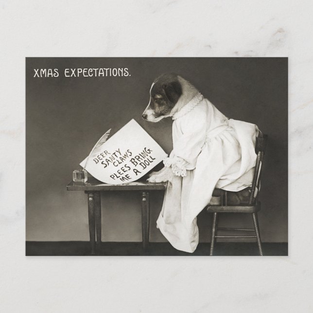 Weihnachten Postkarte (Vorderseite)