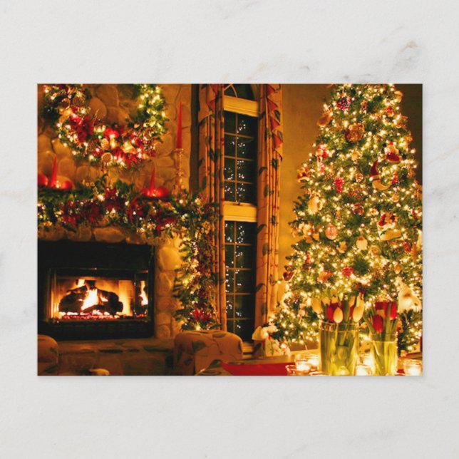 Weihnachten Postkarte (Vorderseite)