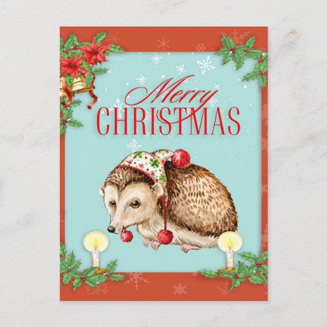 Weihnachten Postkarte (Vorderseite)