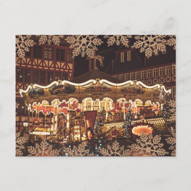 Weihnachten Postkarte (Vorderseite)