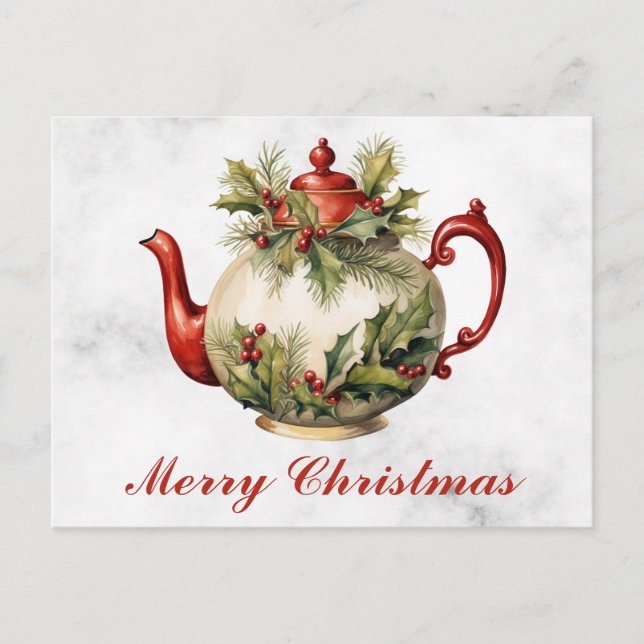 Weihnachten Postkarte (Vorderseite)