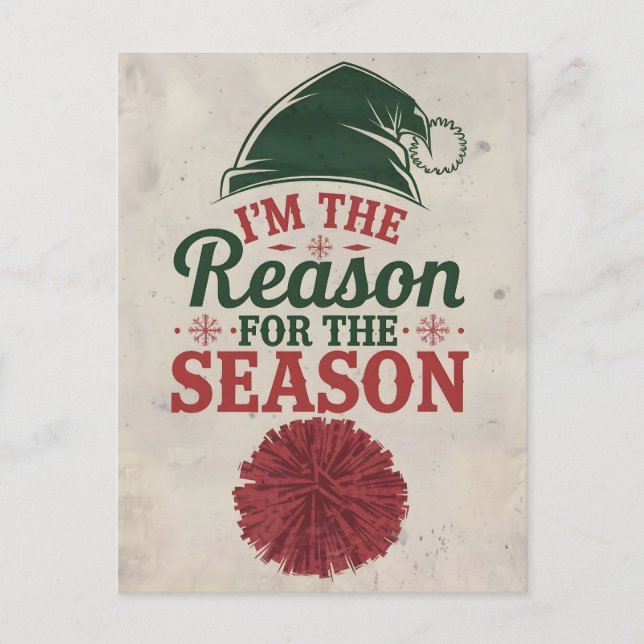 Weihnachten Postkarte (Vorderseite)