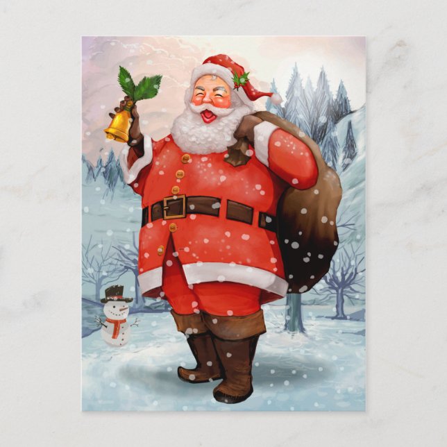 Weihnachten Postkarte (Vorderseite)