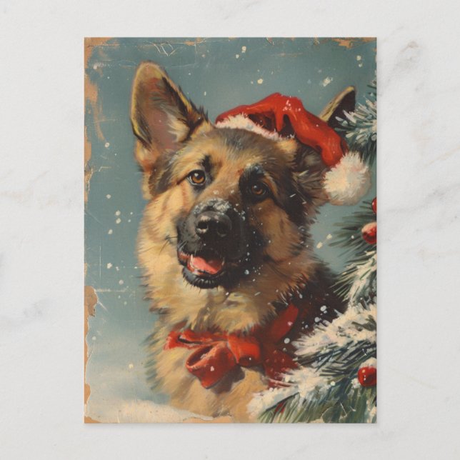 Weihnachten Postkarte (Vorderseite)