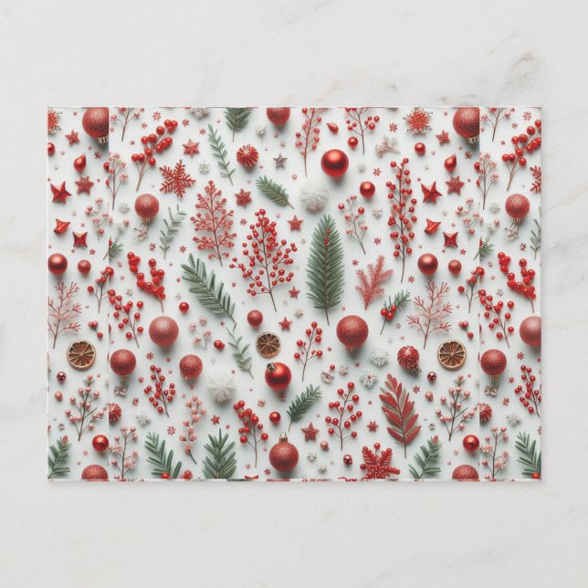 Weihnachten Postkarte (Vorderseite)