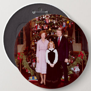 Weihnachten Präsident James Jimmy Carter Weißen Ha Button
