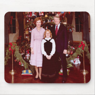 Weihnachten Präsident James Jimmy Carter Weißen Ha Mousepad