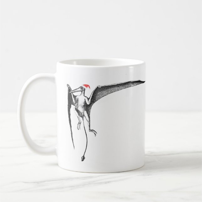 Weihnachten Pterodactyl Kaffeetasse (Links)