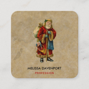 Weihnachten Quadratische Visitenkarte