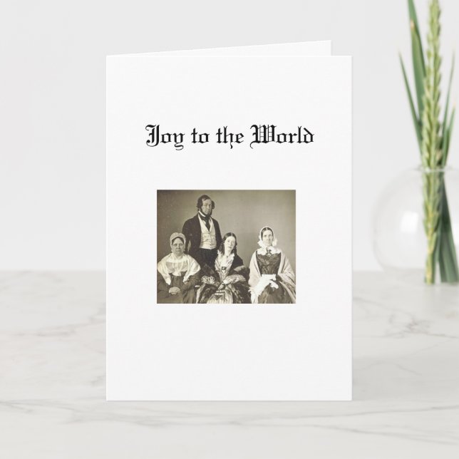 Weihnachten - Quäker-Familie (Vorderseite)