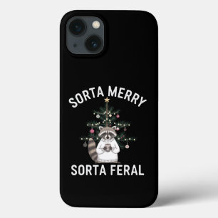 Weihnachten Raccoon Sorta Merry Sorta Feral Xmas Case-Mate iPhone Hülle