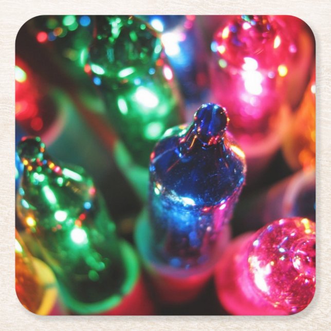 Weihnachten Rechteckiger Pappuntersetzer (Vorderseite)