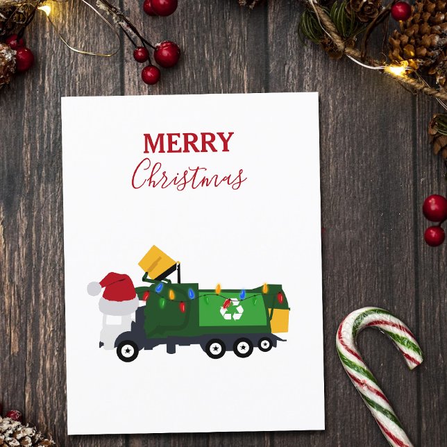 Weihnachten Recycelnd Müllwagen (Von Creator hochgeladen)