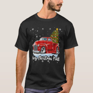 Weihnachten Red Truck Xmas Tree Vintage Geschenke  T-Shirt