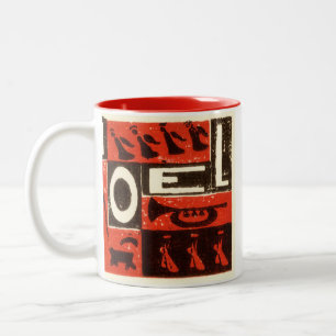 Weihnachten Red Zweifarbige Tasse