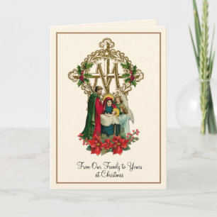 Weihnachten religiös Jungfrau Maria Jesus Poinsett