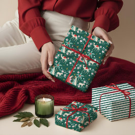 Weihnachten Religiöse Krippe Star von Bethlehem Geschenkpapier Set