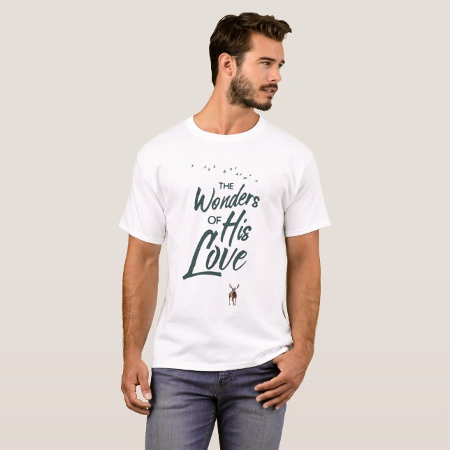 Weihnachten Religiöse Wunder seiner Liebe Segnunge T-Shirt (Vorne ganz)