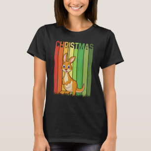 Weihnachten Retro Känguru Süße Gruppe Matching Xma T-Shirt