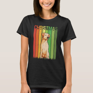 Weihnachten Retro Labrador Hund Gruppe passend Xma T-Shirt