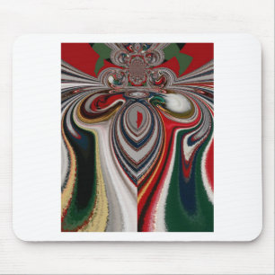 Weihnachten Retro Vintage Textur Abstract Art Druc Mousepad
