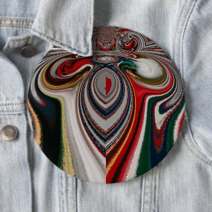 Weihnachten Retro Vintage Textur Abstrakter Kunstd Button