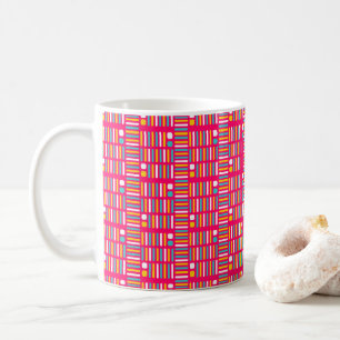 Weihnachten Rosa Blumengeschenk Zwei-Tone-Tasse Kaffeetasse