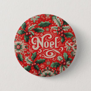 Weihnachten rot und grün button