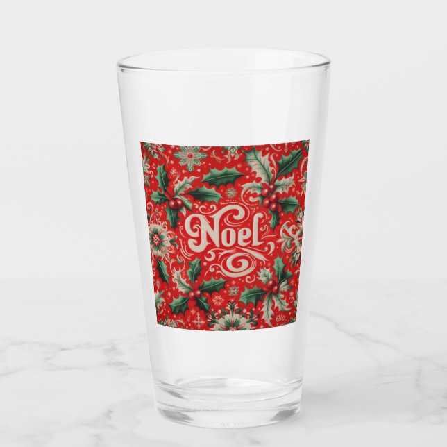 Weihnachten rot und grün glas (Vorderseite)